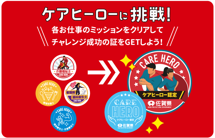ケアヒーローに挑戦！