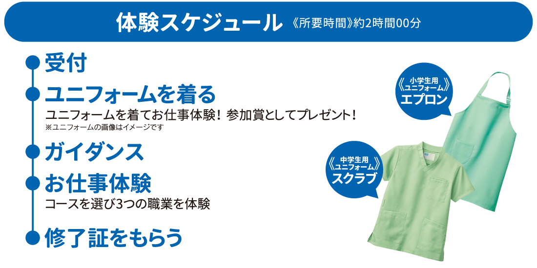 体験スケジュール