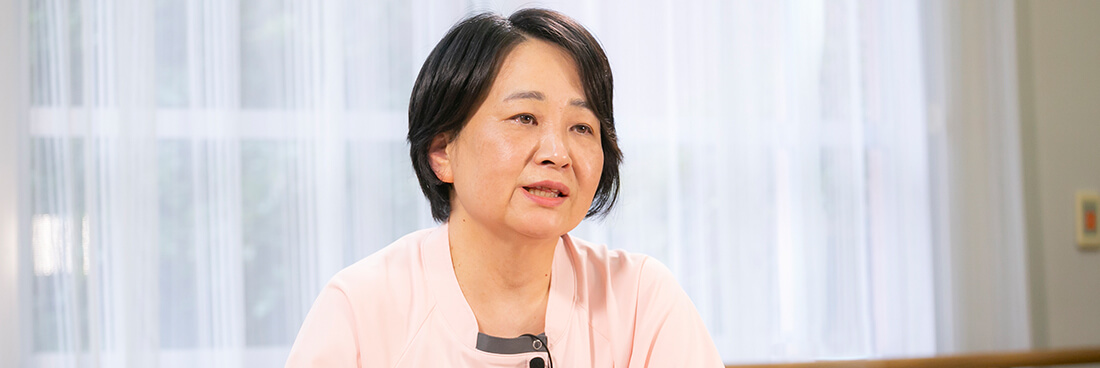看護介護課長・看護師　吉岡 美由季さん
